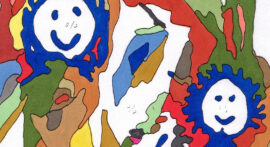 Skitse til glasmaleri